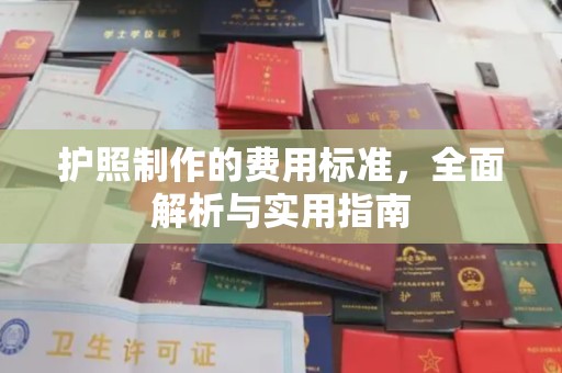 三穗护照制作的费用标准，全面解析与实用指南