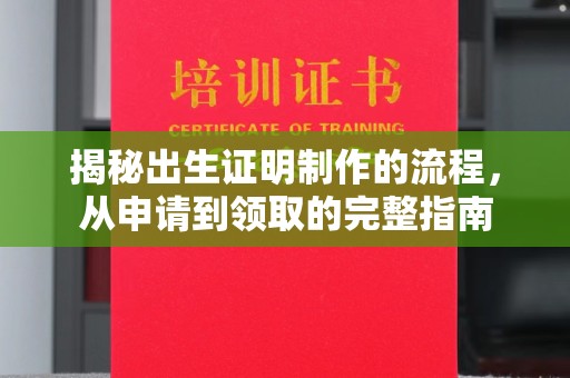 三穗揭秘出生证明制作的流程，从申请到领取的完整指南