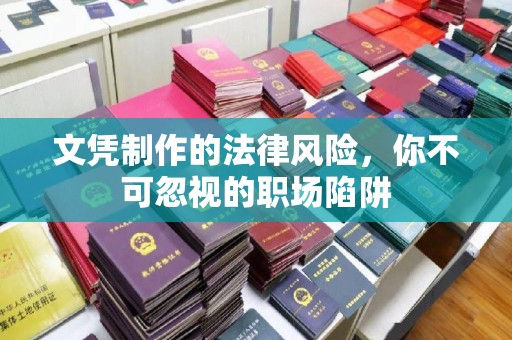三穗文凭制作的法律风险，你不可忽视的职场陷阱