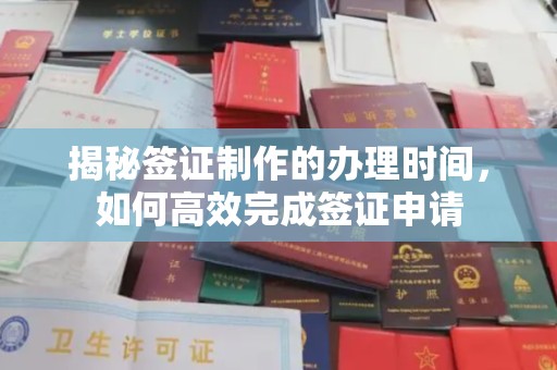 三穗揭秘签证制作的办理时间，如何高效完成签证申请