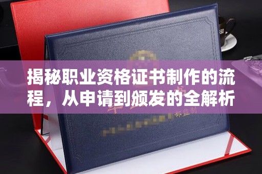 三穗揭秘职业资格证书制作的流程，从申请到颁发的全解析