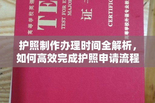 三穗护照制作办理时间全解析，如何高效完成护照申请流程