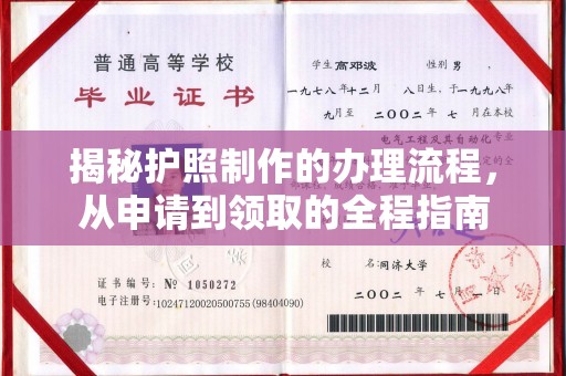 三穗揭秘护照制作的办理流程，从申请到领取的全程指南