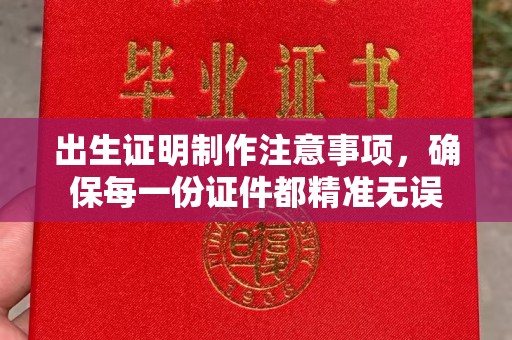 三穗出生证明制作注意事项，确保每一份证件都精准无误